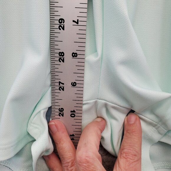 Under Armour Women's UA Play Up Side Mesh Shorts Seagrass Green Size Sma… - Picture 3 of 7